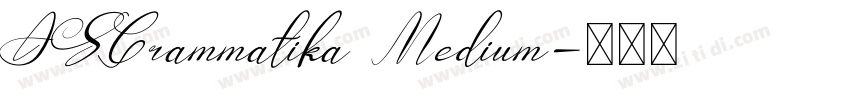 ASGrammatika Medium字体转换
